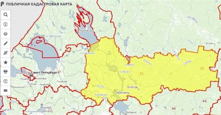 Кадастровая карта вологодской области удобный доступ к публичным данным